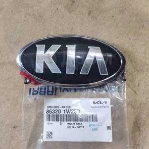 Эмблема передняя - KIA RIO 863201w250